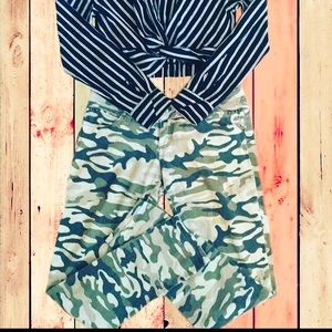 Size 8 camo jeans